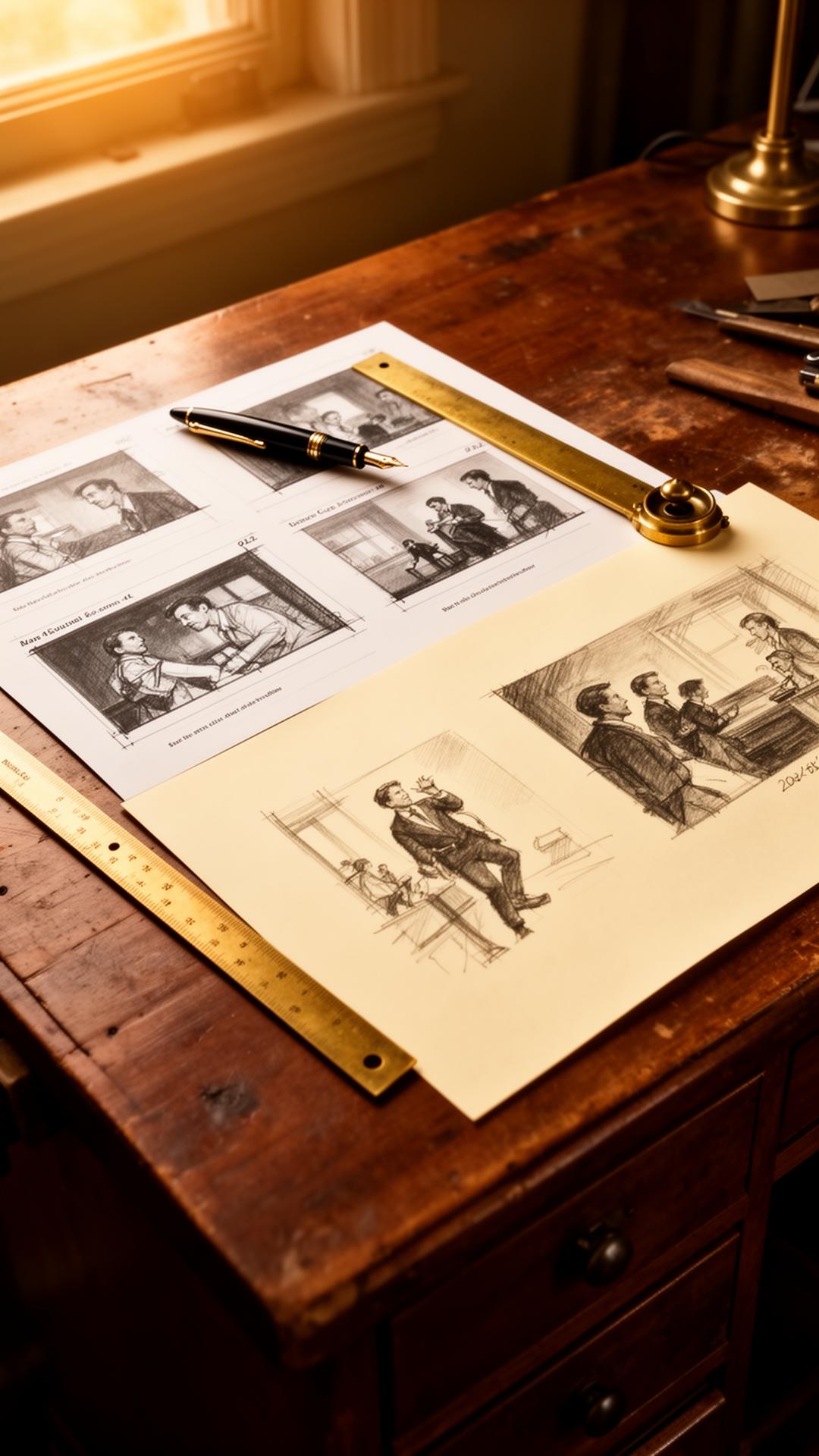 The Lone Star Films workshop desk